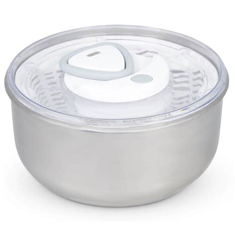 Zyliss Easy Spin 2 Stainless Steel Salad Spinner Kitchen Therapy