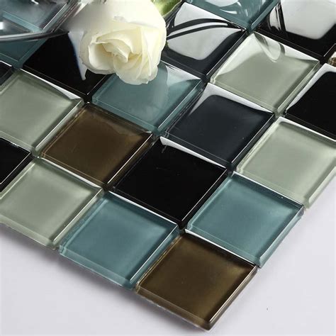 Wholesale Vitreous Mosaic Tile Crystal Glass Backsplash Washroom Design Bathroom Wall Floor Tiles