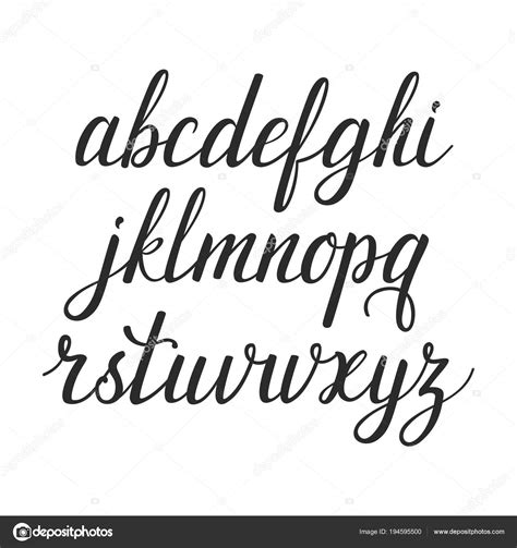 Children learn through the medium of imitation therefore it is important that they, are taught to pronounce the alphabets correctly while they learn reading and writing. Vector calligraphic alphabet. Set of beautiful hand ...