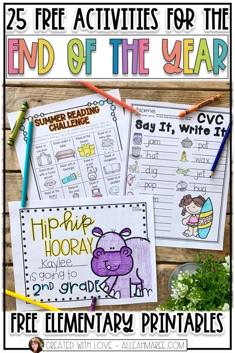 This is just an example below, but i believe that anchor charts are best made when the students help. 25 Free Activities for the End of the Year — Alleah Maree ...