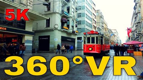 360 VR Taksim Square to İstiklal Street Tour Walk Istanbul Visit