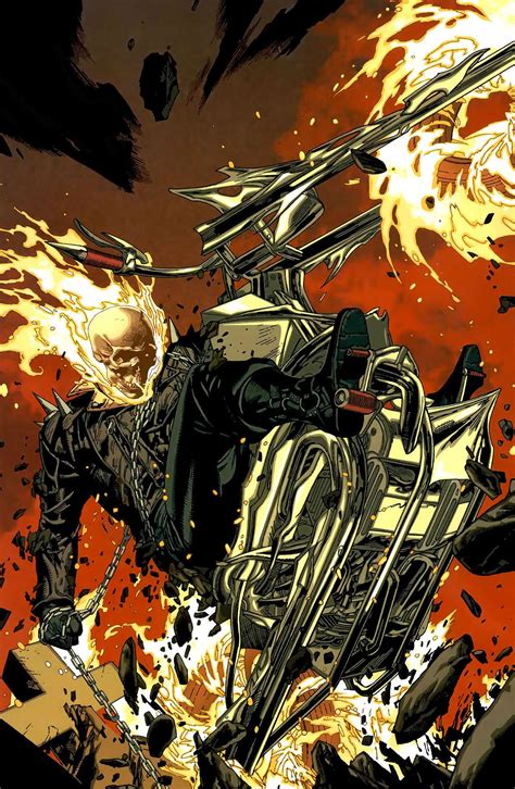 Ultimate Ghost Rider By Leinil Francis Yu Spectres Marvel Héros Marvel
