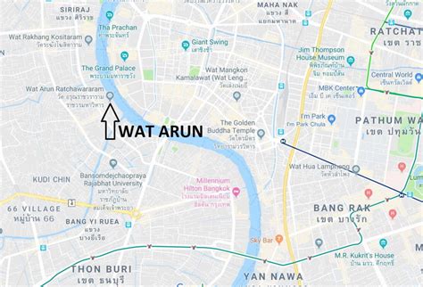 Wat Arun Map