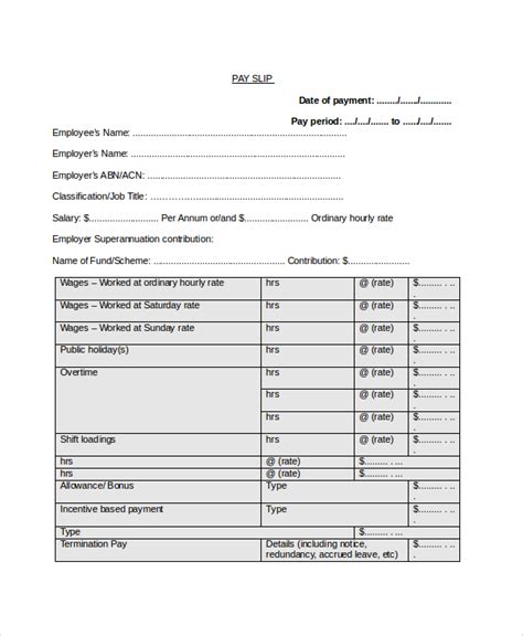 Payslip Template Singapore Excel All Employees Require A Payslip By Law