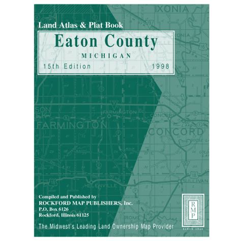 Michigan Eaton County Plat Map And Gis Rockford Map Publishers