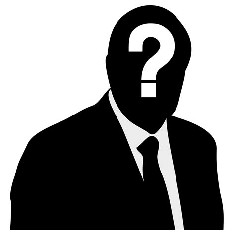 Free Silhouette Of Man With Question Mark Download Free Silhouette Of