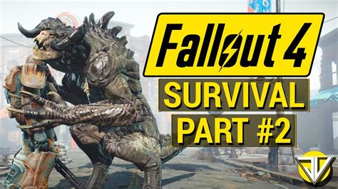Fallout 4 Survival Mode Lets Play Part 2 Defeating The Deathclaw