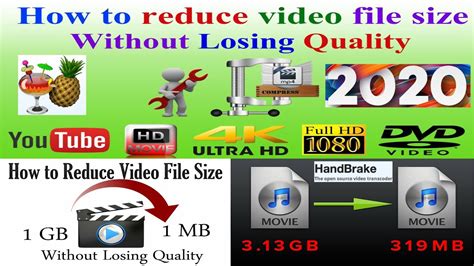 How To Reduce Video Size Without Losing Quality Youtube