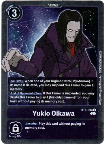 Yukio Oikawa Bt8 093 Carta Digimon Tcg Mercadolibre