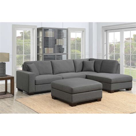 Inventory and pricing may vary at your warehouse location and are subject to change. Thomasville Artesia 3-piece Fabric Sectional with Ottoman ...