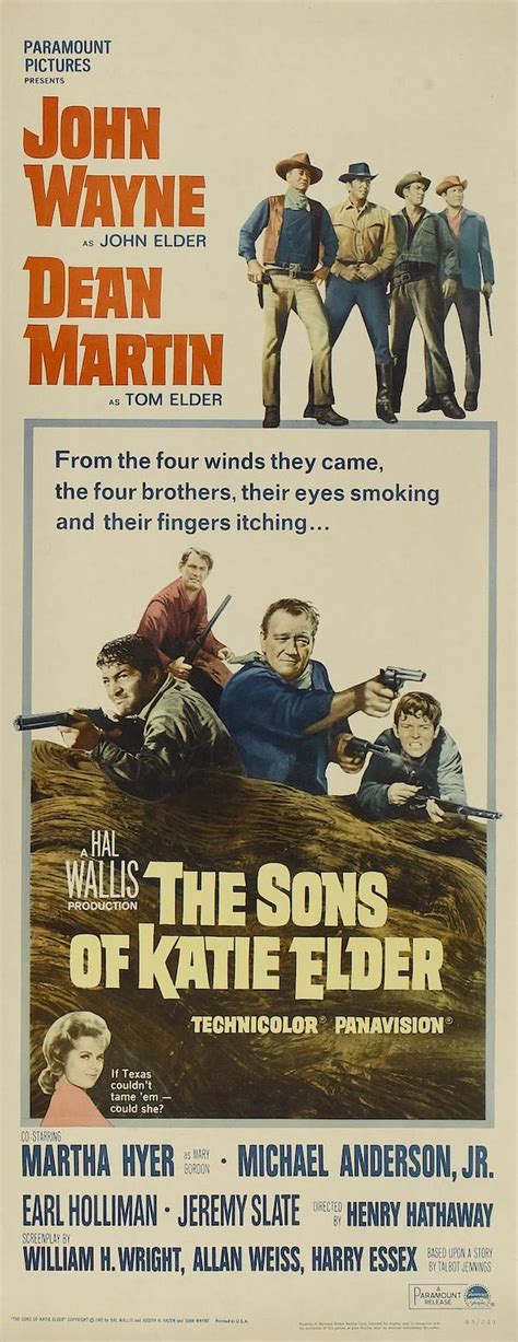 The Sons Of Katie Elder 1965 Poster Us 8922311px