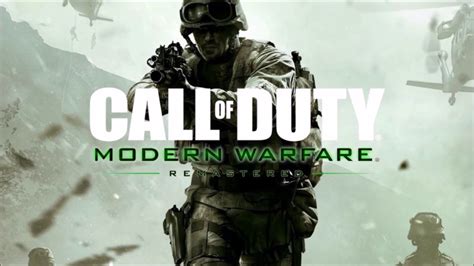 √ Call Of Duty Modern Warfare Remastered Cover News Designfup
