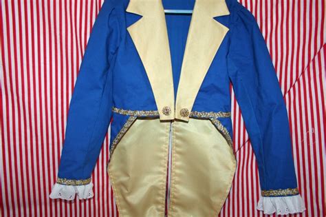 Beast Costume Adult Tailcoat Jacket Adult Sizes X Small To Etsy