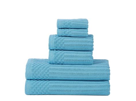 Soho Collection 600 Gsm Cotton 6 Piece Towel Set