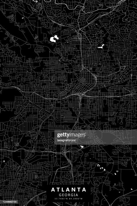 Mapa Vectorial De Atlanta Georgia Ilustración De Stock Getty Images