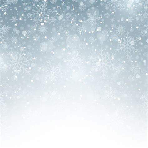 Silver Background With Snowflakes Vector Free Download