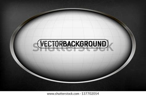 Oval Metal Frame Stock Vector Royalty Free 137702054 Shutterstock