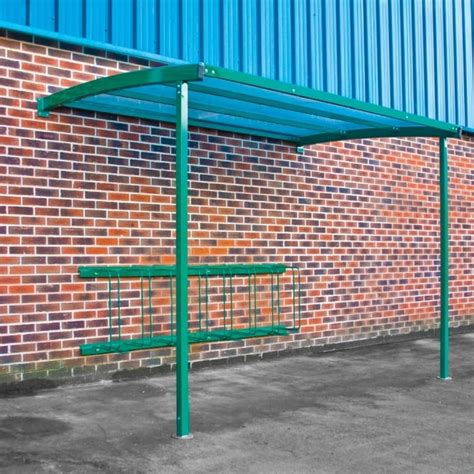Bike Shelter And Bike Rack 8 Bikes Parrs Workplace Equipment Experts