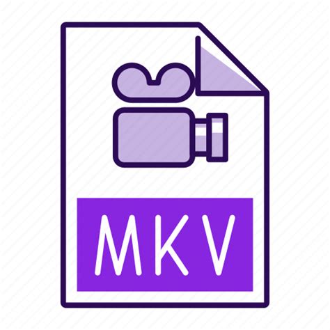 Extension File Format Mkv Icon