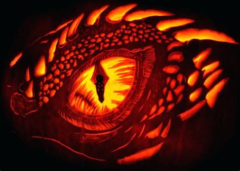 Halloween Dragon Eye Pumpkin Scary Pumpkin Carving Halloween Pumpkin