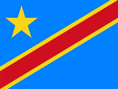 Drapeau De La République Démocratique Du Congo Drapeauxdespaysfr