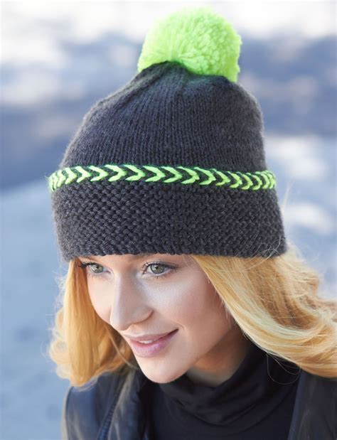 City Chic Winter Hat | AllFreeKnitting.com