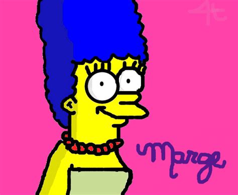 В одном городе под названием спрингфилд, живет семья симпсонов. Marge Simpson - Desenho de lorde_g - Gartic