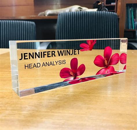 Office Table Name Plate Design