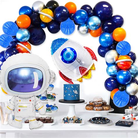 Buy Astronaut Themed Balloon Garland Arch Kit 97 Pack For Space Themed