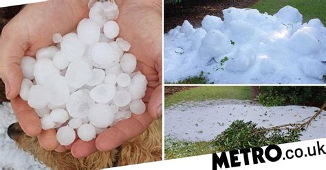 Catastrophic Hail Storm Hits Australia With Hailstones The Size Of