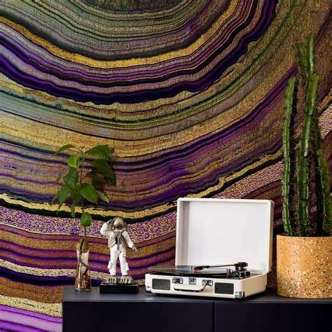 Popular Geode Artist Brings More Designs To Wallpaper