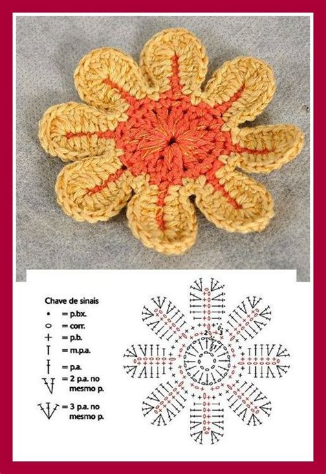 9 Patrones De Flores Al Crochet Diy Paso A Paso Flores De Fios