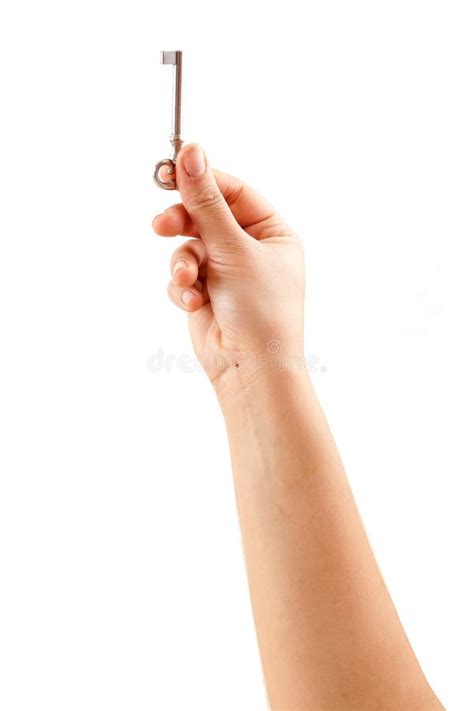 Female Hand Holds Keys Stock Photo Image Of Keys Agent 99023354
