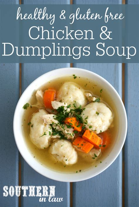 Start with a hearty chicken and vegetable stew, then add easy homemade dumplings that cook up chicken and dumplings are the ultimate comfort food, aren't they? Southern In Law: Recipe: Healthy Chicken and Dumpling Soup