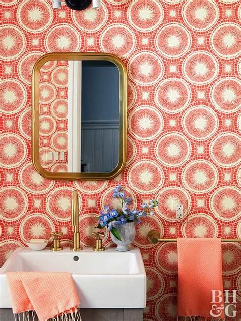 20 Beautiful Bathrooms That Arent Afraid Of Color Small Bathroom