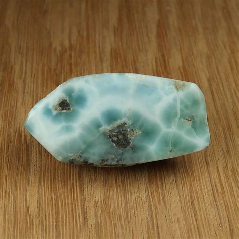 Polished Larimar Slices From The Dominican Republic Uk Shop