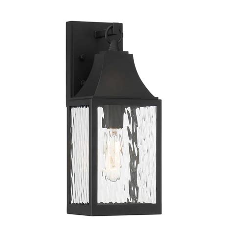Designers Fountain Blueberry Trail 1 Light Black Outdoor Line Voltage