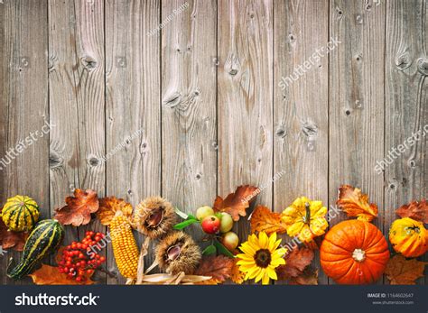 Powerpoint Template Fall Harvest Or Thanksgiving