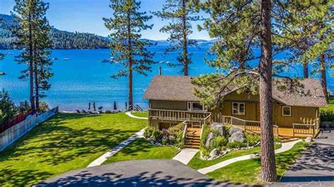 Lake Tahoe Cottage With Private Beach For Sale For 20m