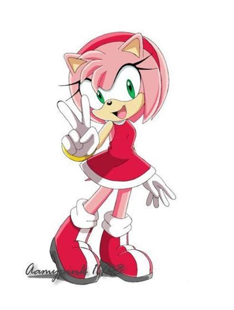 Amy Rose The Hedgehog Amy Rose Fan Art 19466034 Fanpop