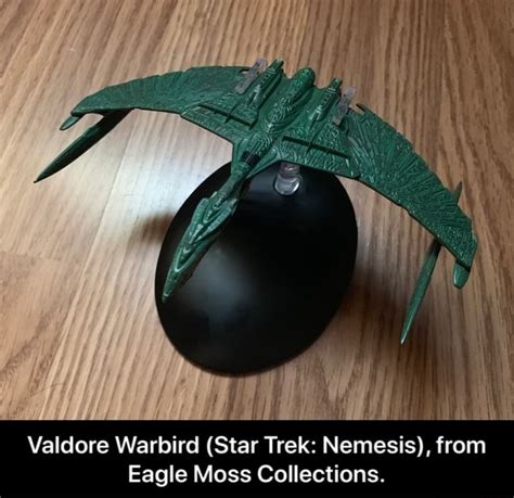 Valdore Warbird Star Trek Nemesis From Eagle Moss Collections