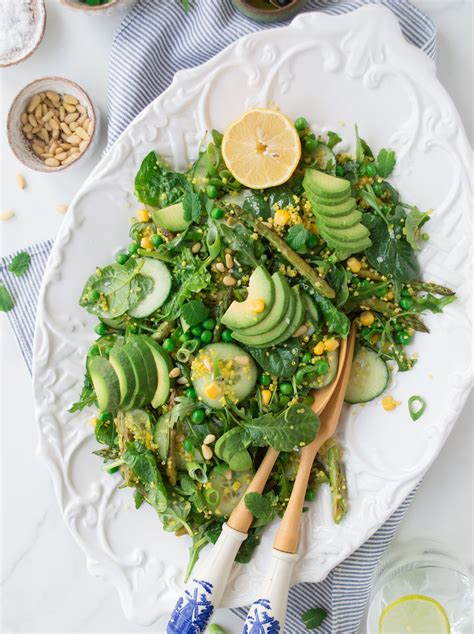 Super Easy Spring Green Salad Vegan Gf Recipe Best Vegetable