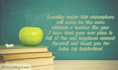 Farewell Quotes For Teacher Wishes And Messages Sweet Love Messages