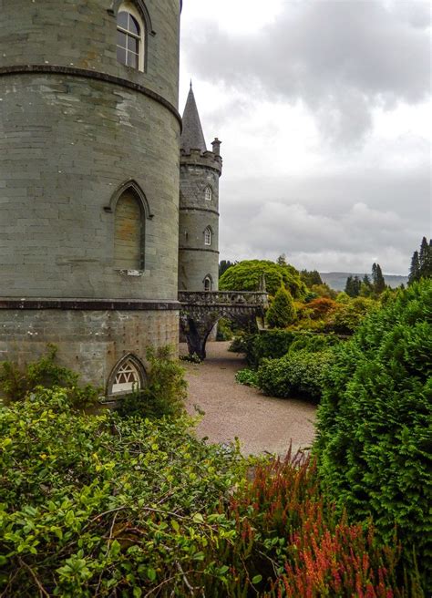Inveraray Castle Gardens And Main Entrance Inveraray Argyll Scotland