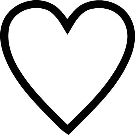 Love Heart Outline Png Transparent Love Heart Outline Love Heart The