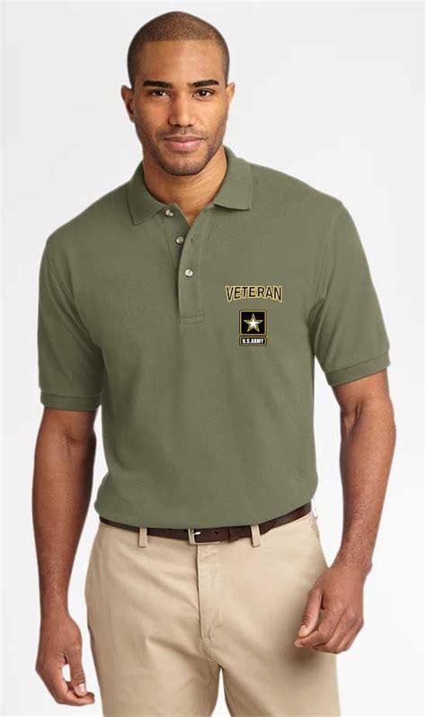 The Officially Licensed Us Army Veteran Embroidered Polo Shirt ในปี 2020