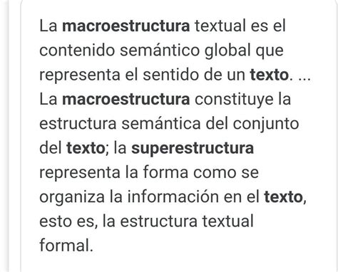 Un Texto Argumentativo Con Superestructura Y Macroestructura Brainlylat
