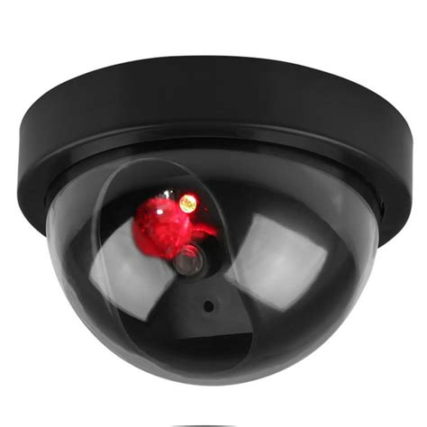Imountek Fake Security Camera Dome Dummy Camera W Realistic Looking Flash Led Lights Simulated