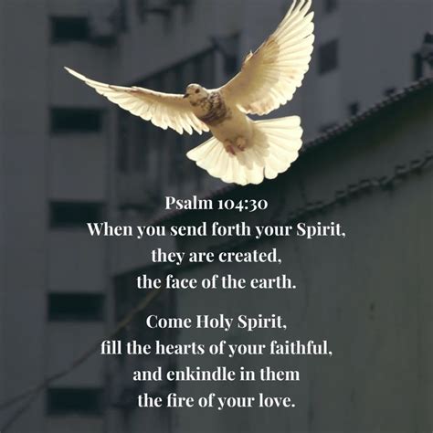 Psalm 10430 When You Send Forth Your Spirit They Are Created And You