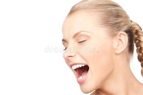 Screaming Woman Stock Photo Image Of Emotion Desperation